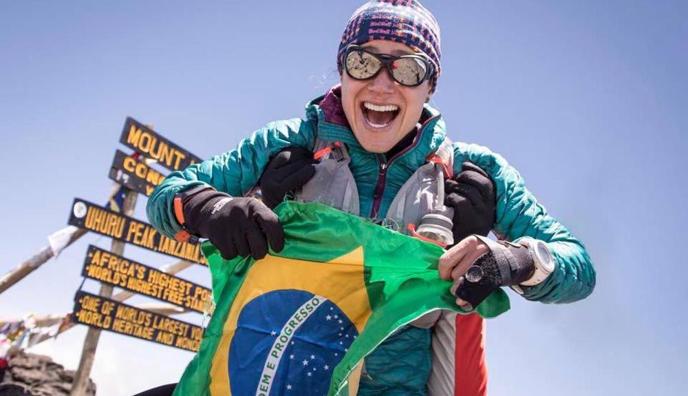 Fernanda Maciel, récord en el Kilimanjaro