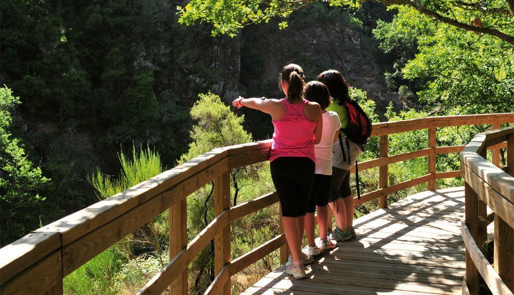 Rutas con niños: pasarela del río Mao