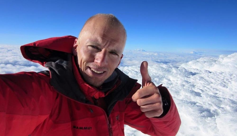 Karl Egloff a por el récord de las "7 Cumbres"