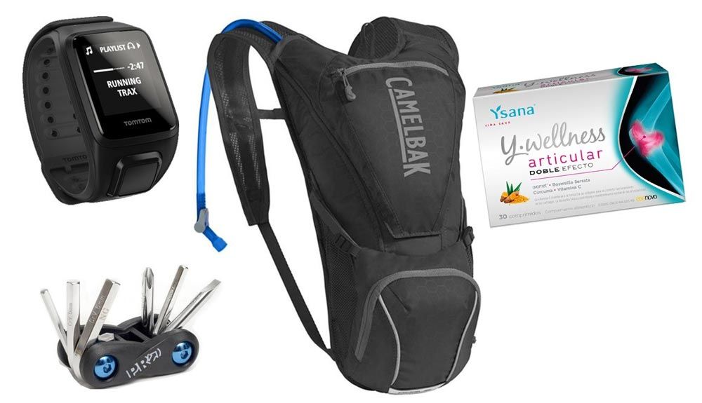 Sorteamos dos TomTom Runner 2, un Camelbak Rogue, 5 multi herramientas Pro y 20 packs Ysana Y-wellness articular