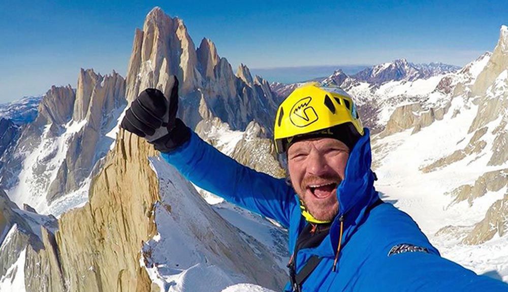 Markus Pucher y el Cerro Pollone invernal en solitario