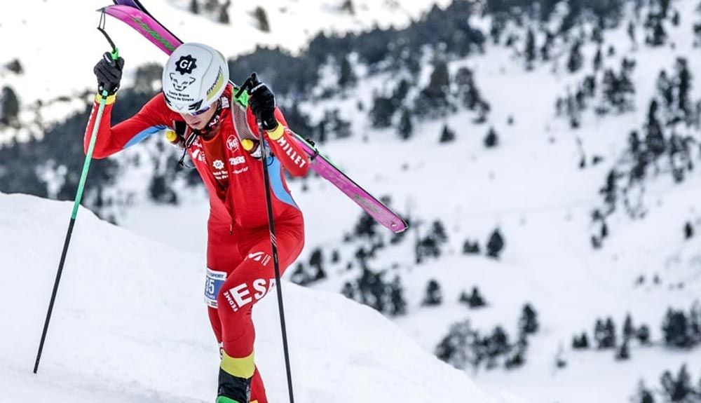 Charlamos con los miembros de la selección española de skimo