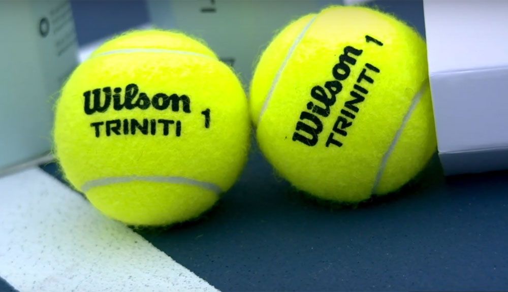 Wilson Triniti, la primera pelota de tenis diseñada de forma sostenible 