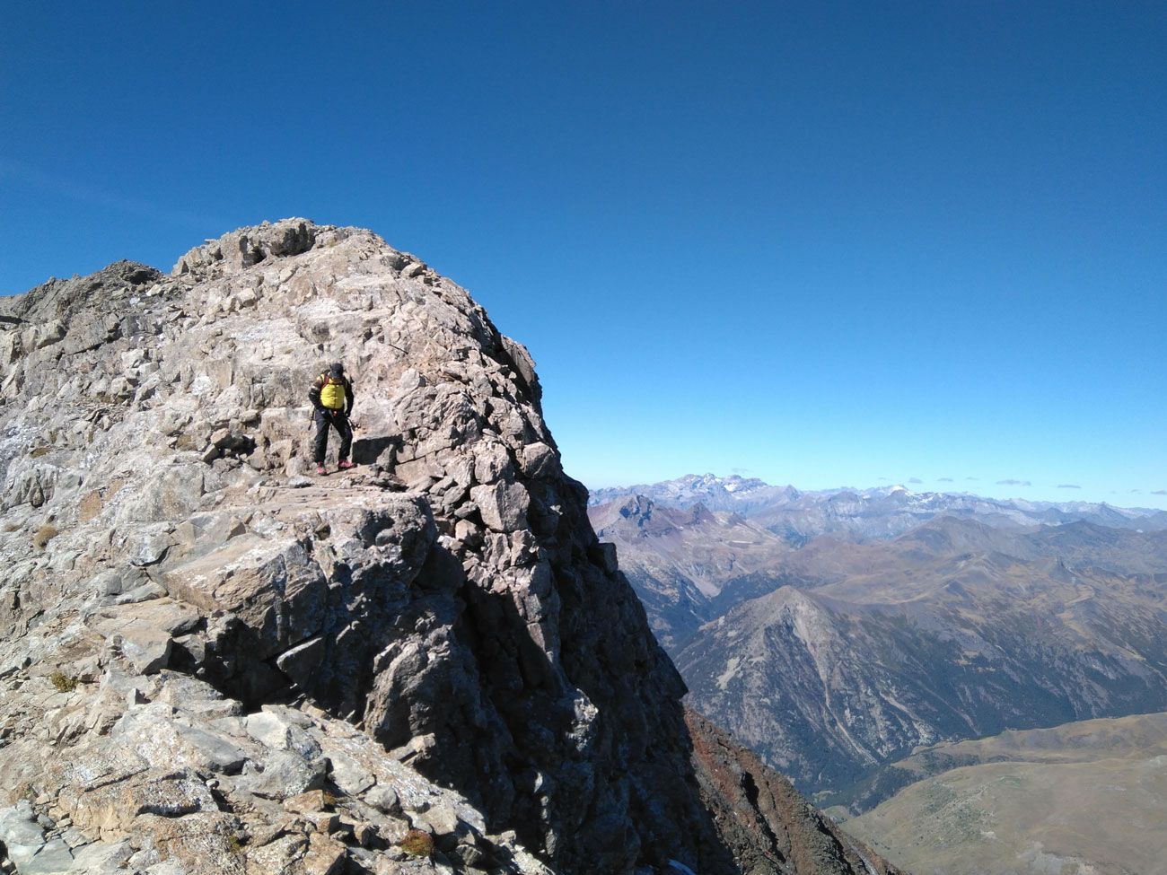 La cresta de las Espadas, un desafío montañero