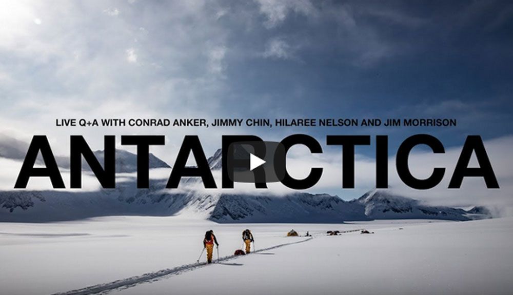 La Antártida de jimmy chin, hilaree nelson conrad anker