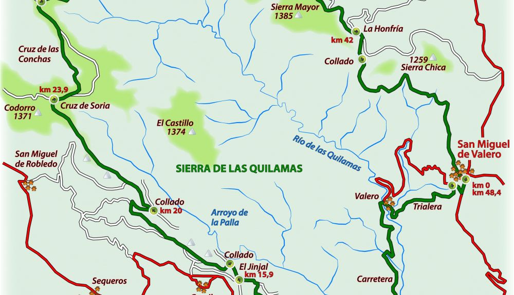 Mapa de la ruta Mapa de la ruta