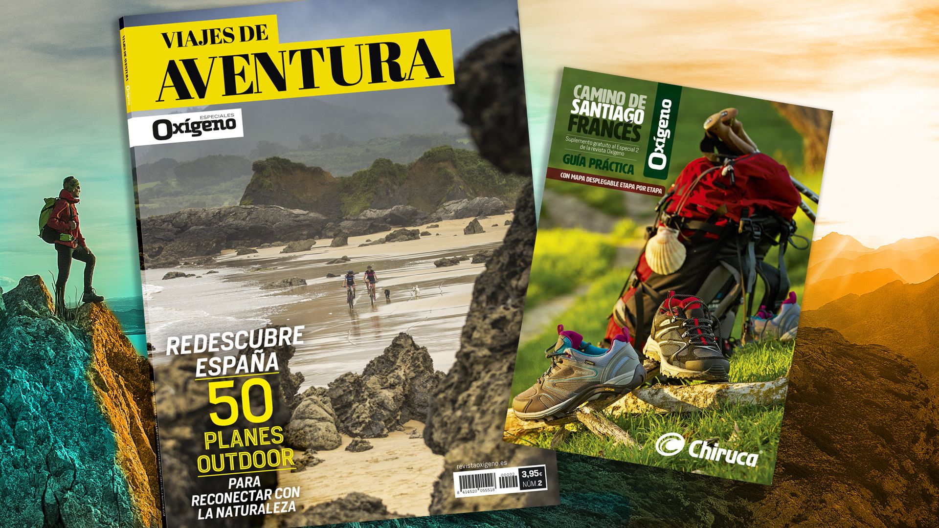 50 planes outdoor para redescubrir España. Revista Oxígeno más guía Camino Santiago 2020