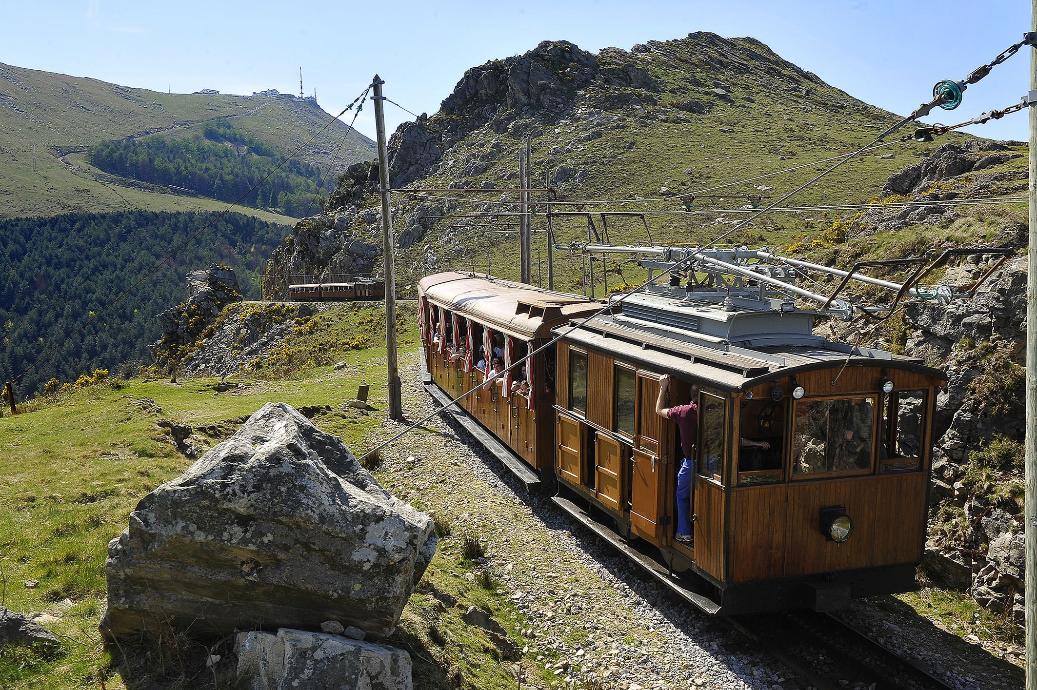 El tren cremallera de Larrun