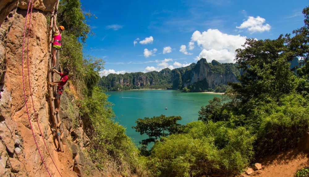 Tailandia Escalada Playa Railay Tailandia Escalada Playa Railay