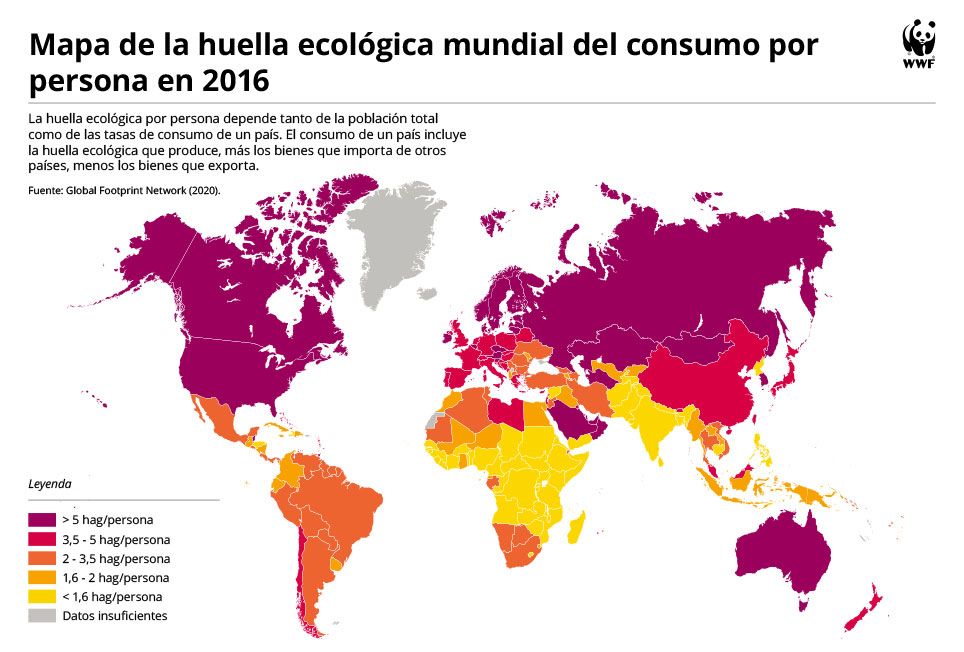 Mapa Huella Ecologica Mapa Huella Ecologica
