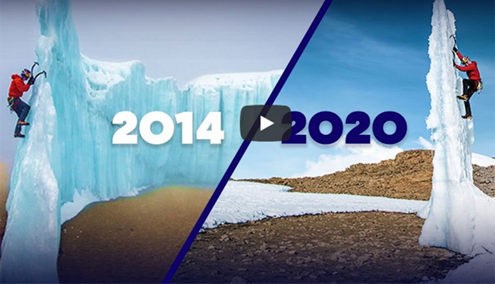 Así ha cambiado el hielo del Kilimanjaro en los últimos seis años