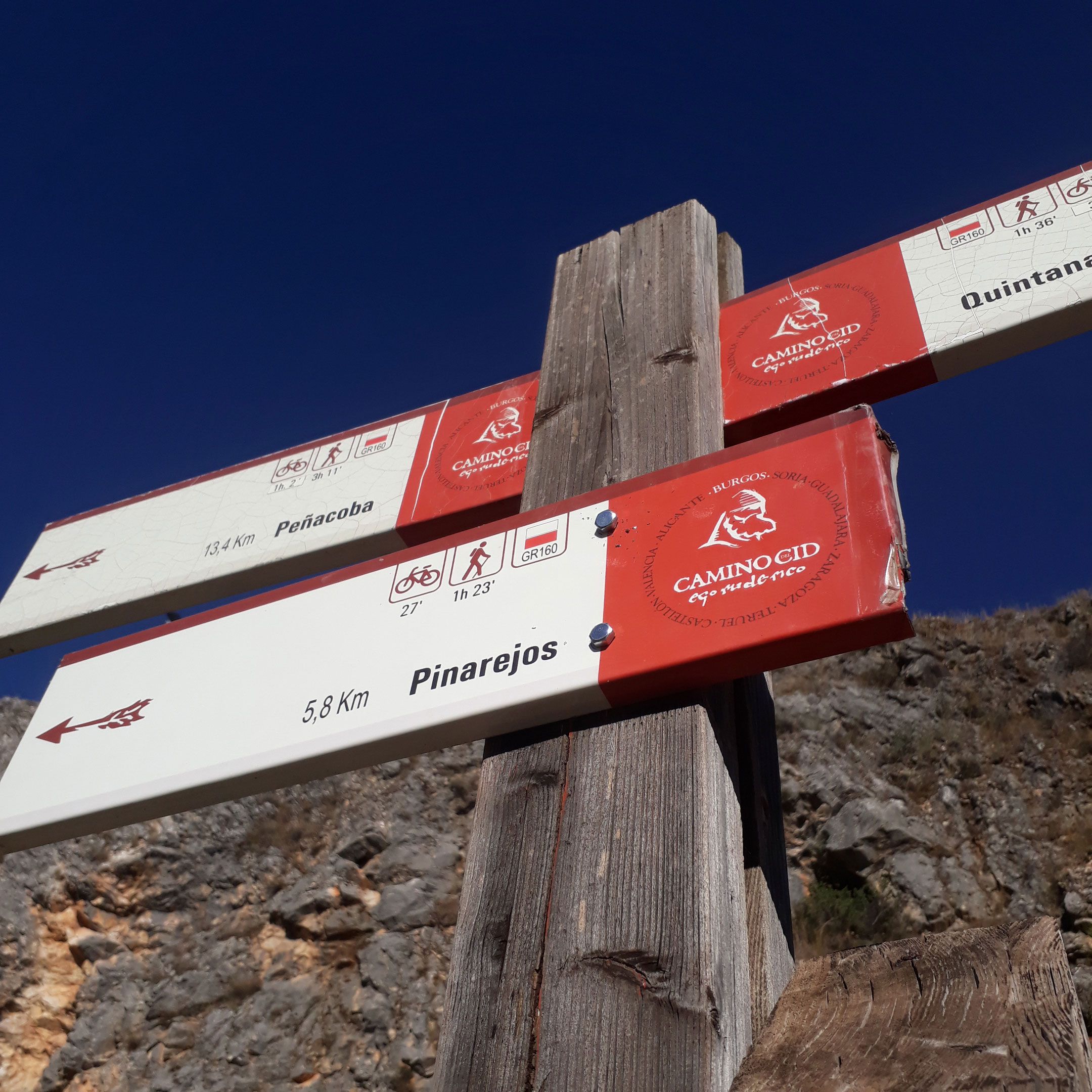 P Flecha dirección Camino del Cid