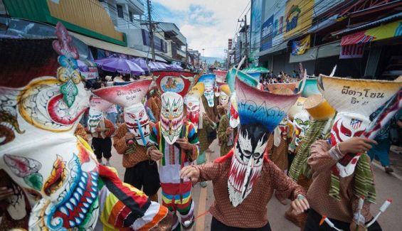 Bun Luang and Phi Ta Khon Festival Loei