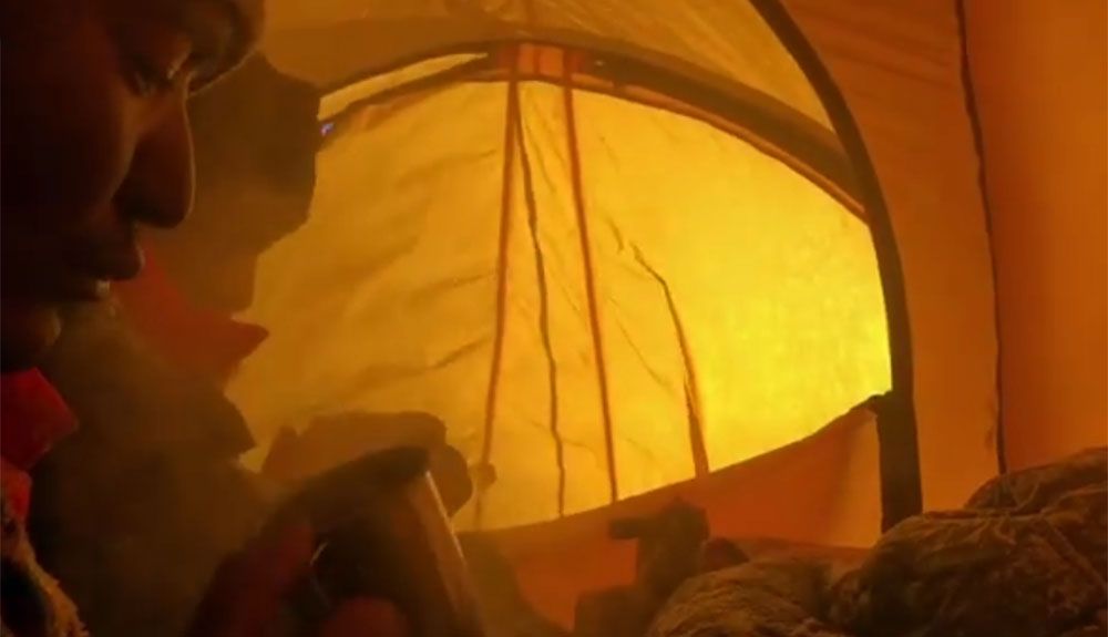 Mingma G ha compartido un vídeo desde los 6.900 metros en el K2 invernal