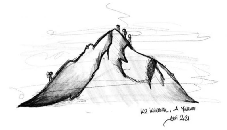 Ilustración de Ana Azpilicueta en memoria de Sergi Mingote Ilustración de Ana Azpilicueta en memoria de Sergi Mingote