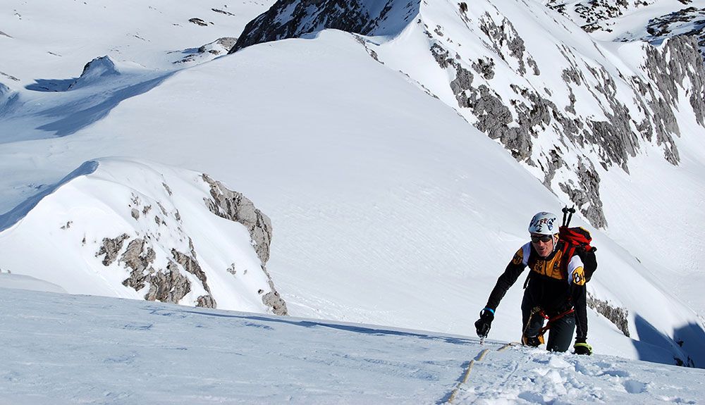 Alpinismo clásico en Fuentes Carrionas