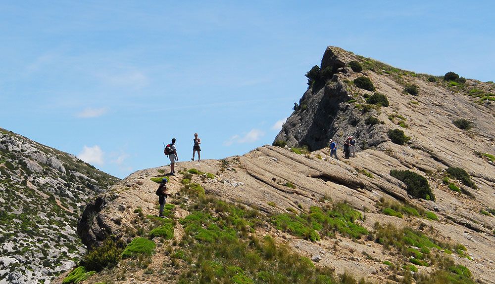 Ruta a la cumbre del Pico Borón, en la sierra de Guara