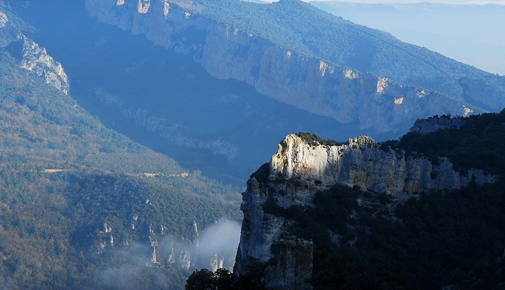 Una ruta genunina de montaña por las Hoces del Sobrón