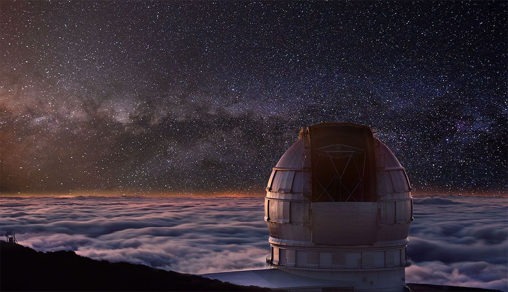 El Observatorio Astronómico de La Palma, icónico spot para la observación de estrellas