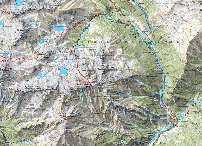 Mapa Aguja de Ixeia Mapa Aguja de Ixeia