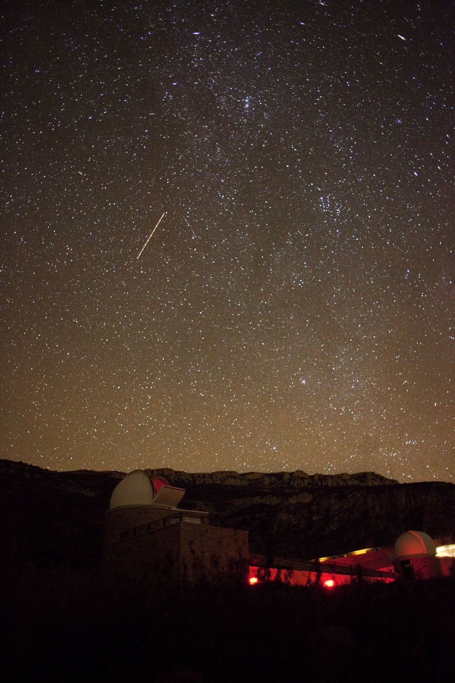 Una muestra de lo que ofrecen los cielos sobre el Parque Astronómico del Montsec Foto Oriol Clavera @ArxiuAraLleida
