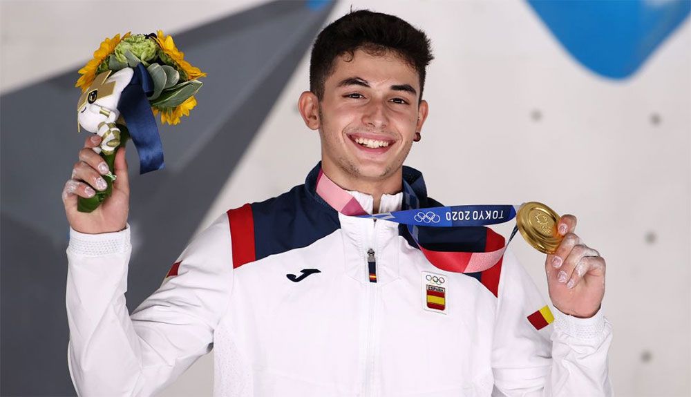 Alberto Ginés, primer Oro olímpico en la historia de la escalada deportiva