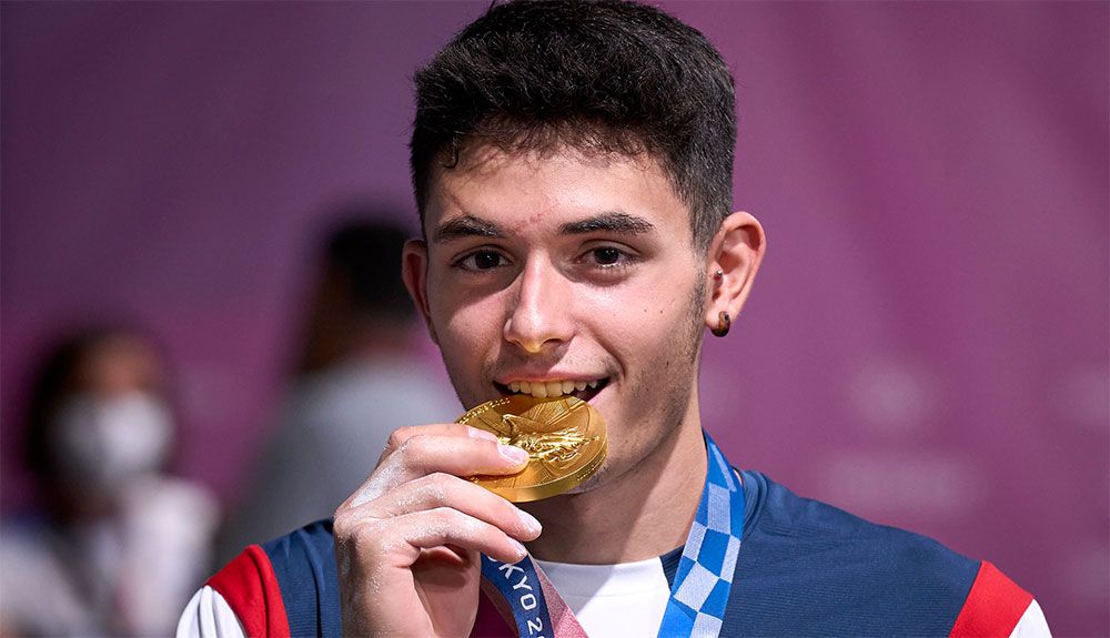 Alberto Ginés, primer Oro olímpico en la historia de la escalada deportiva