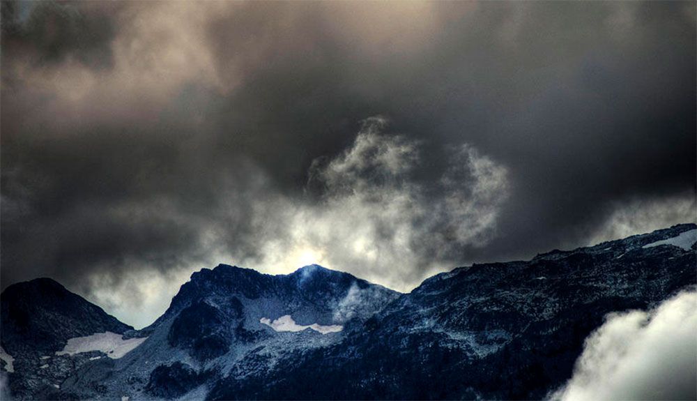Tormentas en montaña, precauciones básicas