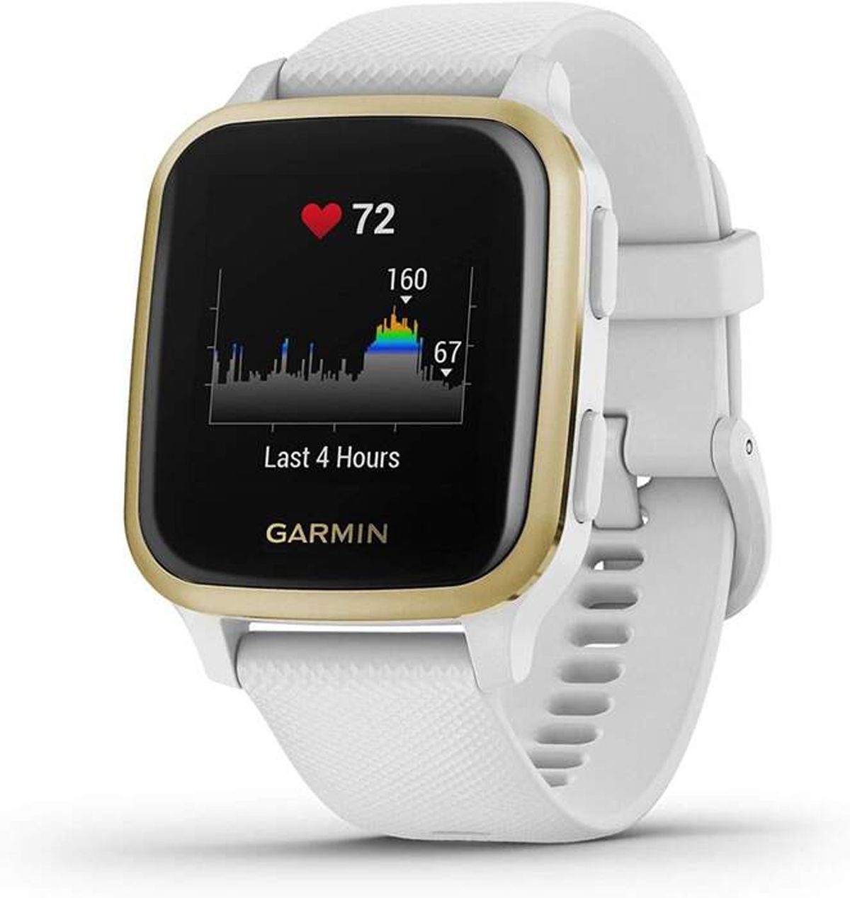 smartwach garmin venu sq 010 02427 11 nfc whgold