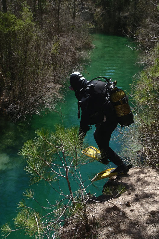 Alto Tajo: buceo en agua dulce