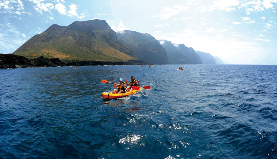 6 rutas en kayak de mar