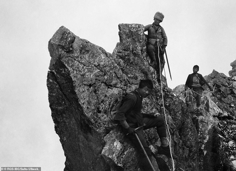 Se descubren nuevas imágenes del primer intento de George Mallory al Everest