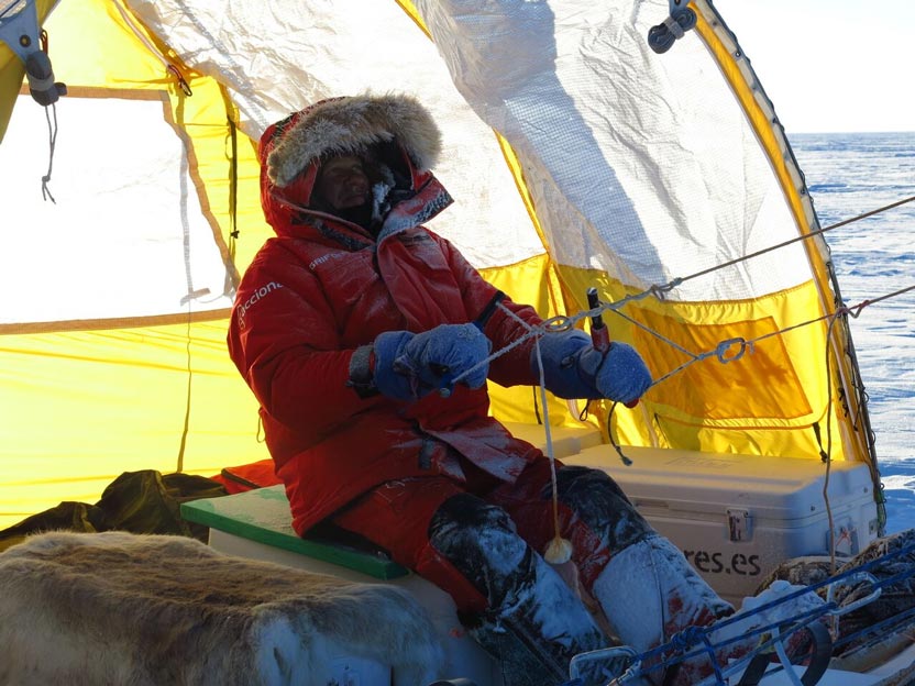 Trineo de Viento alcanza una base antártica abandonada desde hace 50 años