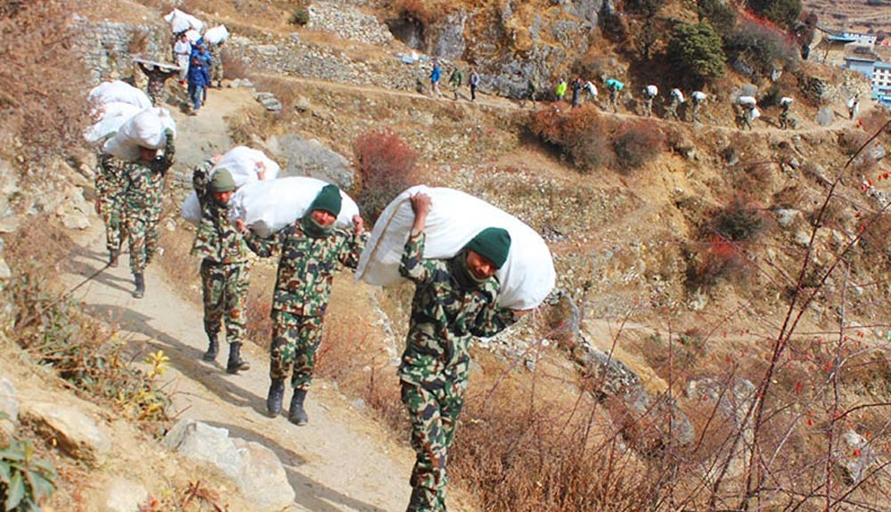 Retiran 800 kg de basura en el Ama Dablam