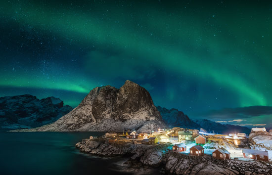 Descubrir las Auroras Boreales a bordo de Hurtigruten