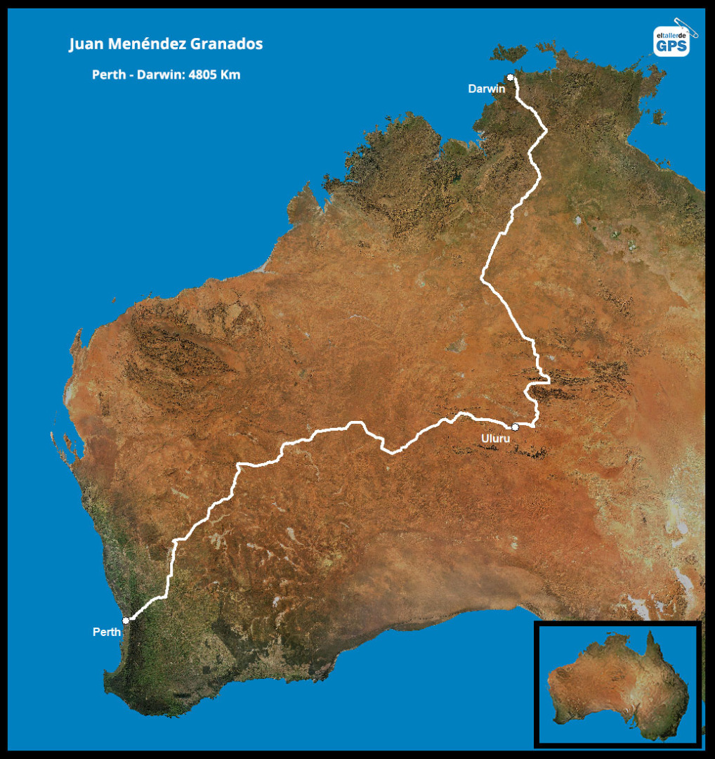 Juan Menéndez concluye con éxito su travesía por los desiertos australianos