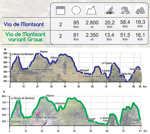 BTT Montsant gráfico