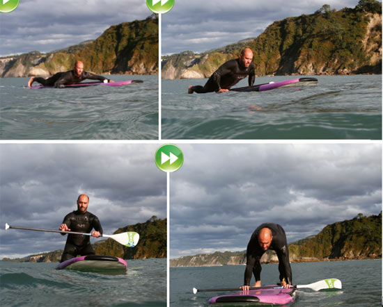 técnica SUP levantarse
