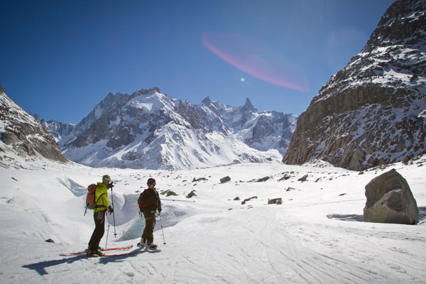 Mer de Glace ski snowboard