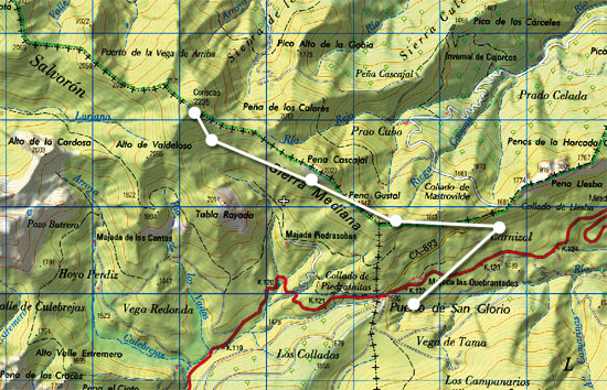 Mapa Coriscao skimo